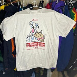 Y2k Humane Society Cute Cat & dog tee